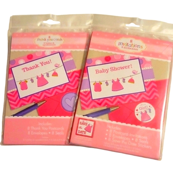 NEW It's a Girl Baby Shower Bundle - 148 Pieces ☆$50 Retail Value☆ - Picture 12 of 16